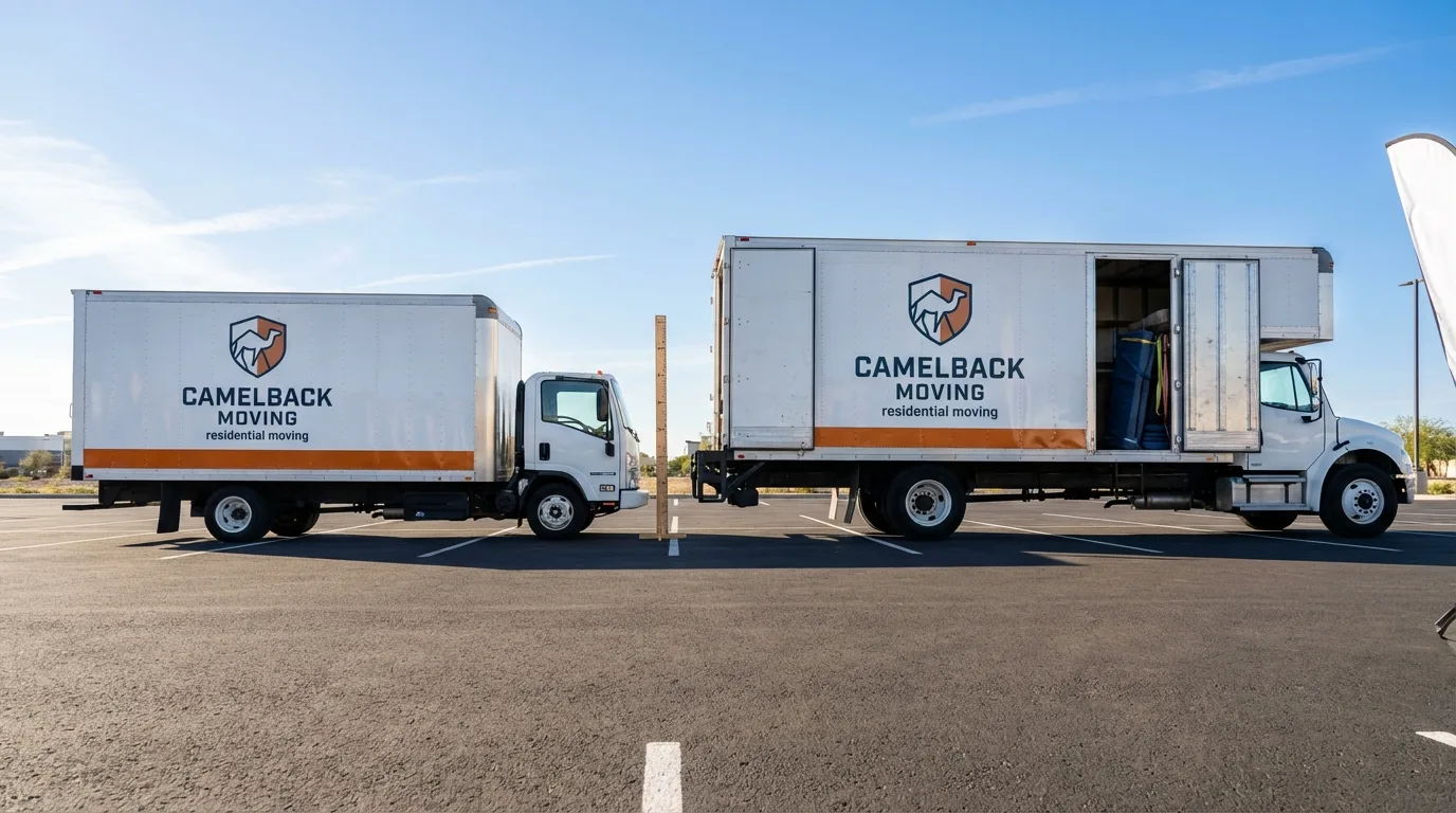 Moving truck size capacity guide in Leachville
